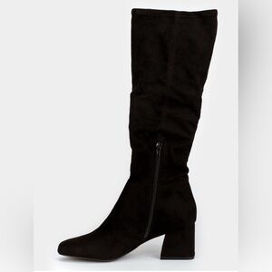 Steve Madden Dexie Boot, Black Suede, 8.5